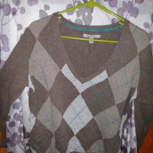 Old Navy Argyle Sweater